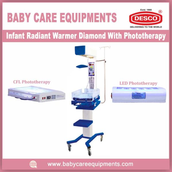 Infant Radiant Warmer Diamond With Phototherapy