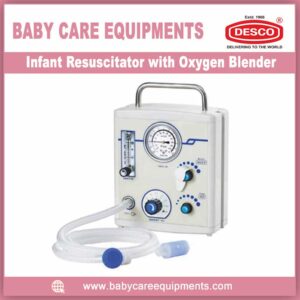 Infant Resuscitator With Oxygen Blender
