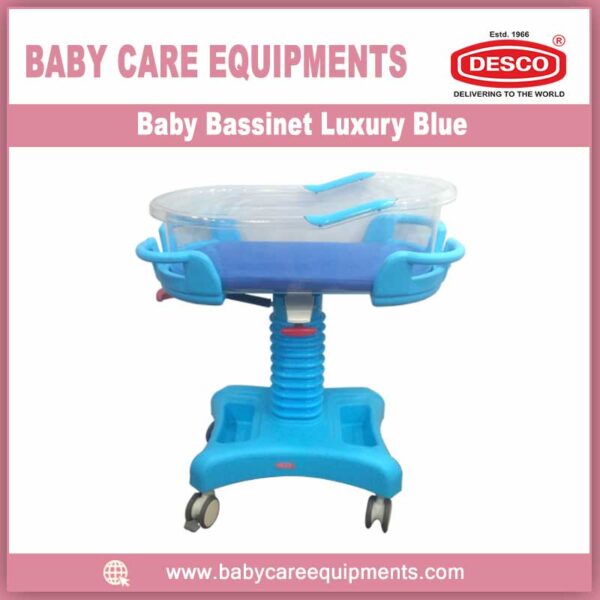 Baby Bassinet Luxury Blue